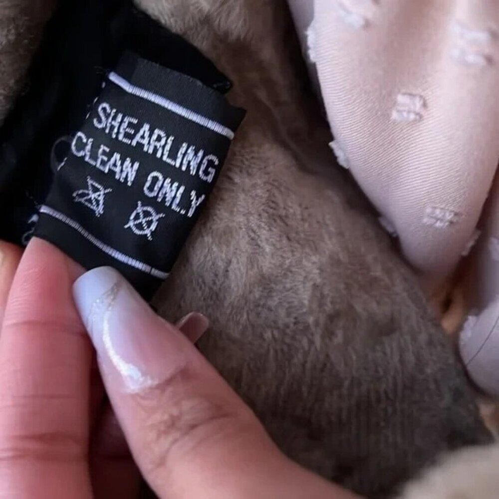 Pasha & Jo Full Length Shearling Coat - Picture 8 of 14